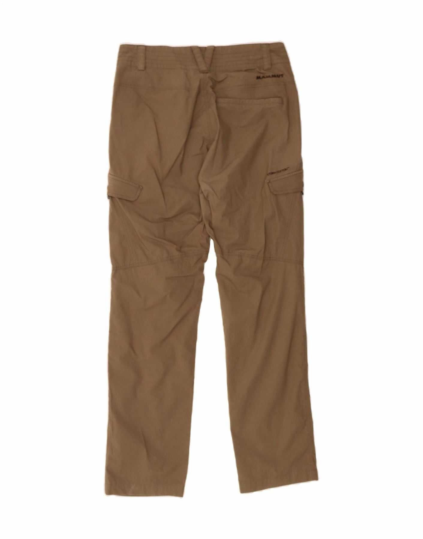 MAMMUT Womens Straight Cargo Trousers UK 12 Medium W30 L30 Khaki Cotton