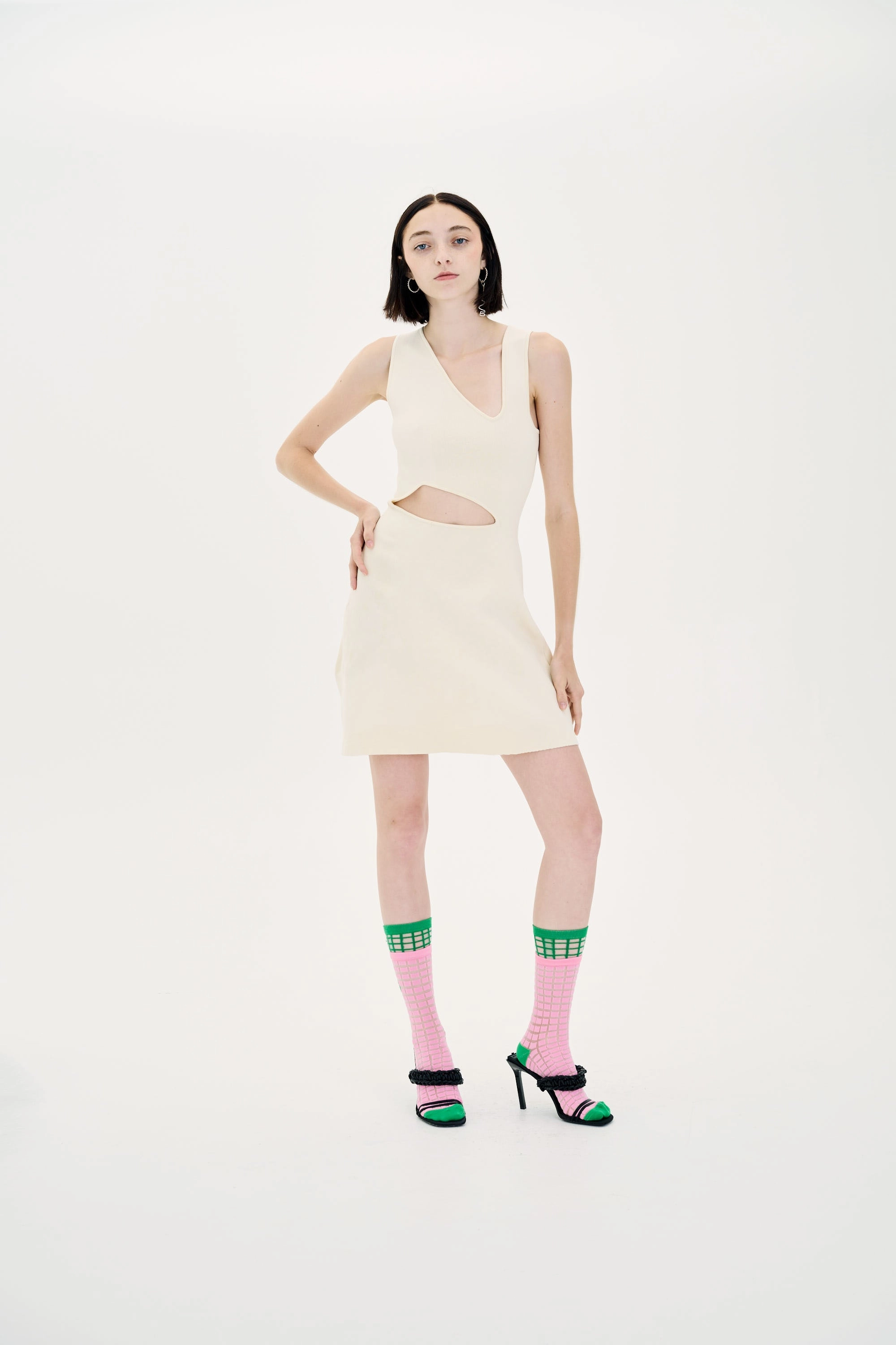 MAPLE UV REACTIVE A LINE MINI DRESS