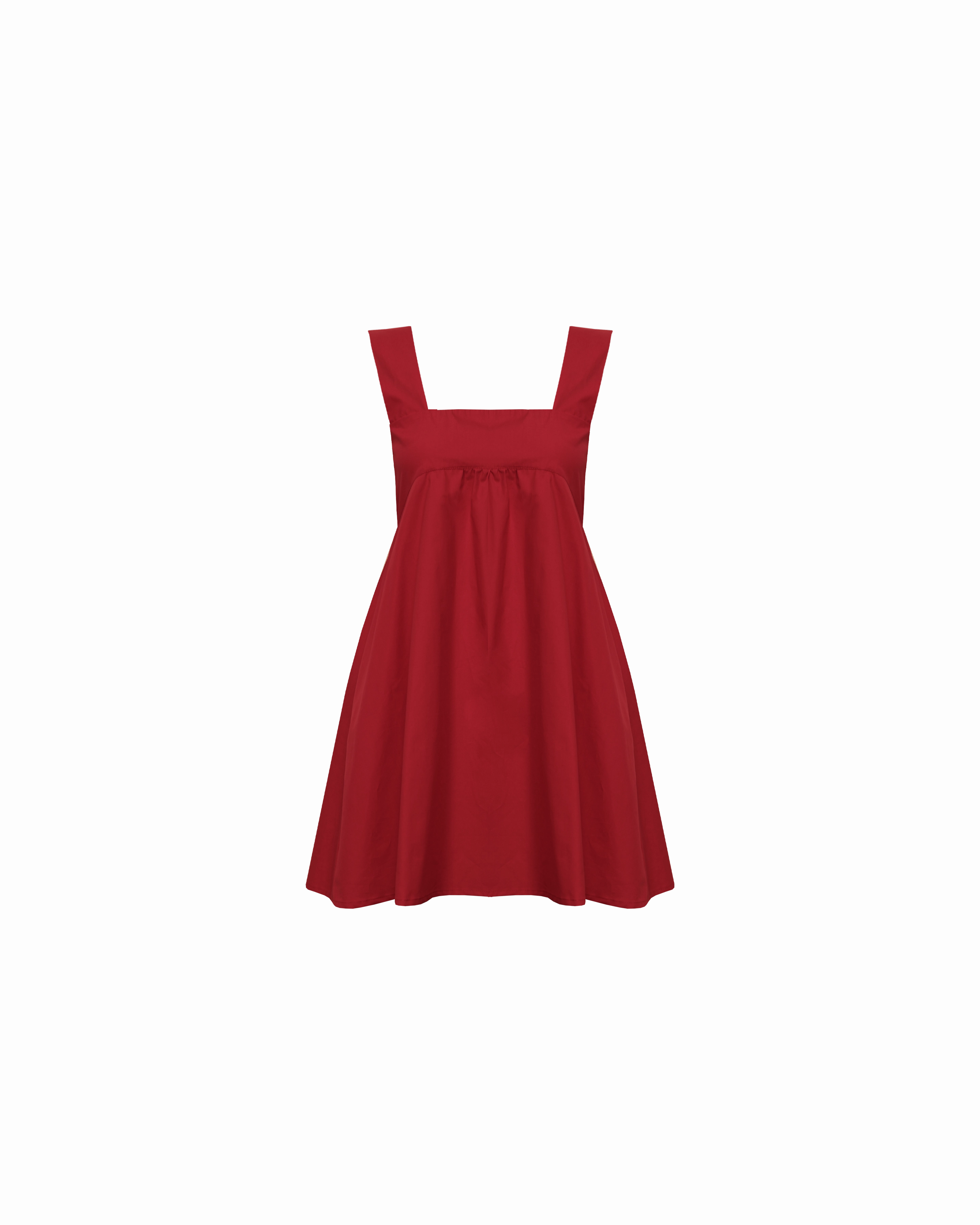MARGIE TIE MINI DRESS GARNET