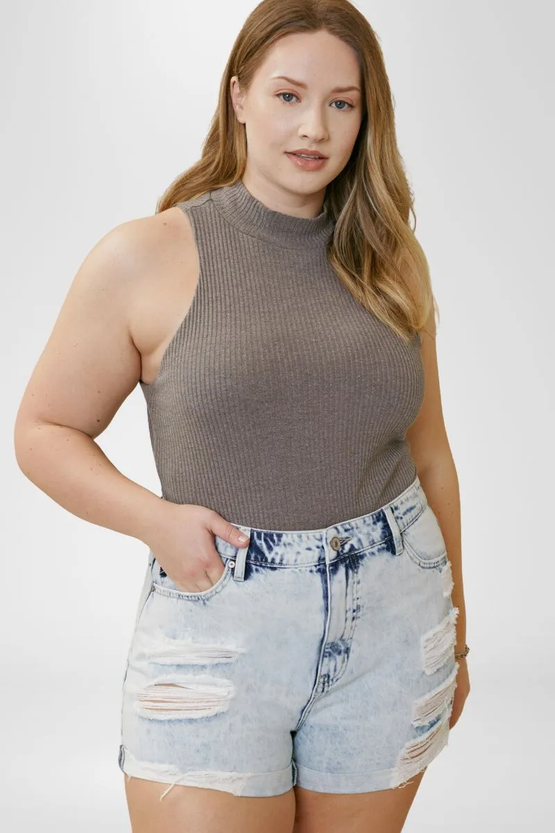 Monty Ultra High Rise Shorts (Plus Size)