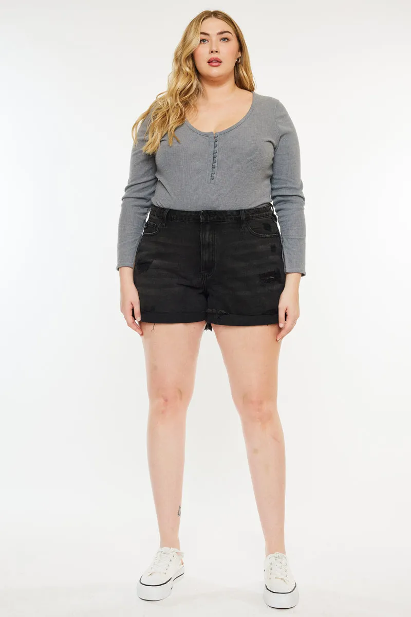 Monty Ultra High Rise Shorts (Plus Size)