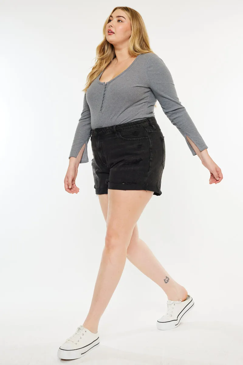 Monty Ultra High Rise Shorts (Plus Size)
