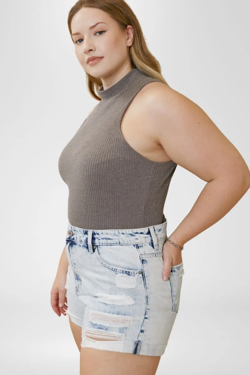 Monty Ultra High Rise Shorts (Plus Size)