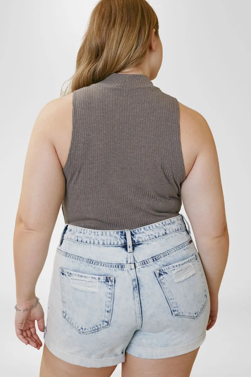 Monty Ultra High Rise Shorts (Plus Size)