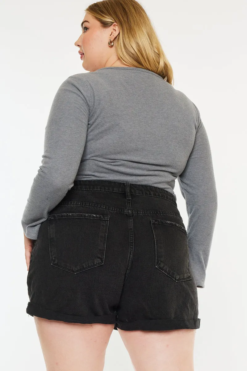 Monty Ultra High Rise Shorts (Plus Size)
