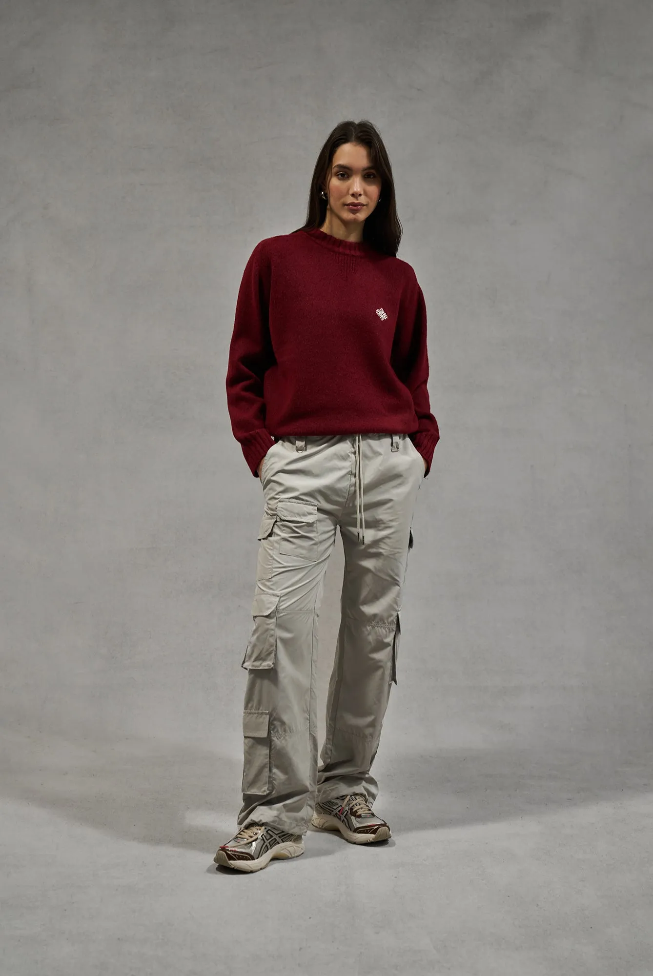 MULTI POCKET OVERSIZED CARGOS - GREY