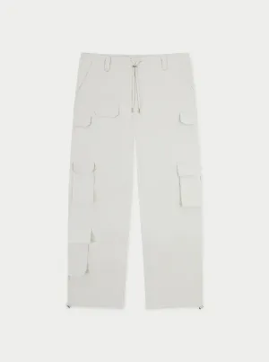 MULTI POCKET OVERSIZED CARGOS - GREY