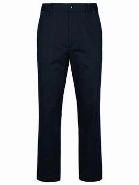 Navy Cotton Trousers