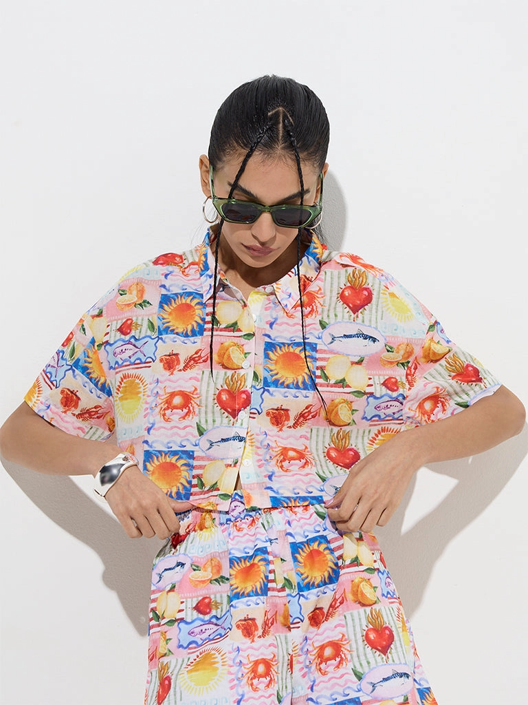 Nuon Multicolour Printed Shirt