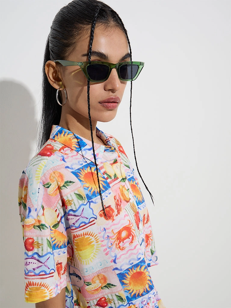 Nuon Multicolour Printed Shirt