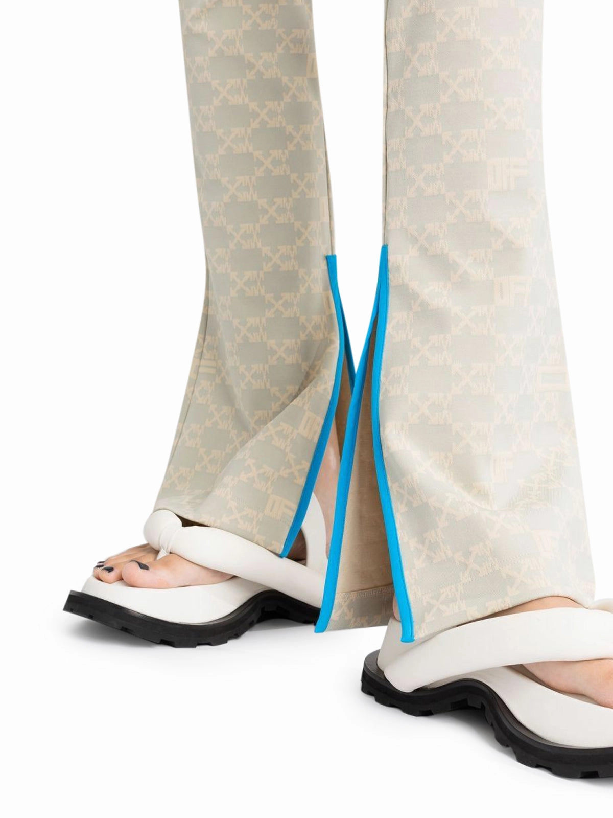 Off-White Monogram Ankle Slit Pants