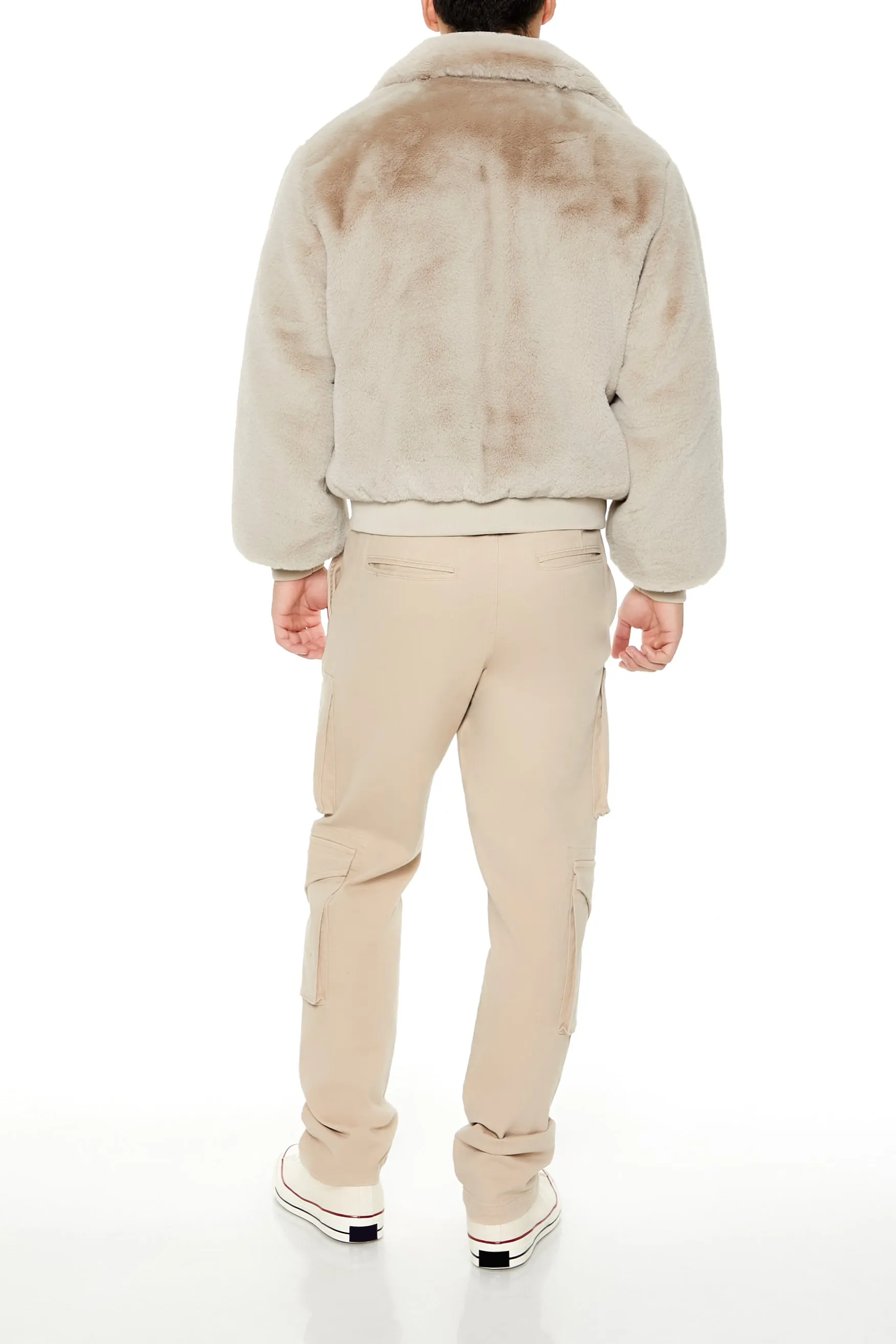 Pantalon cargo mince avec poches multiples