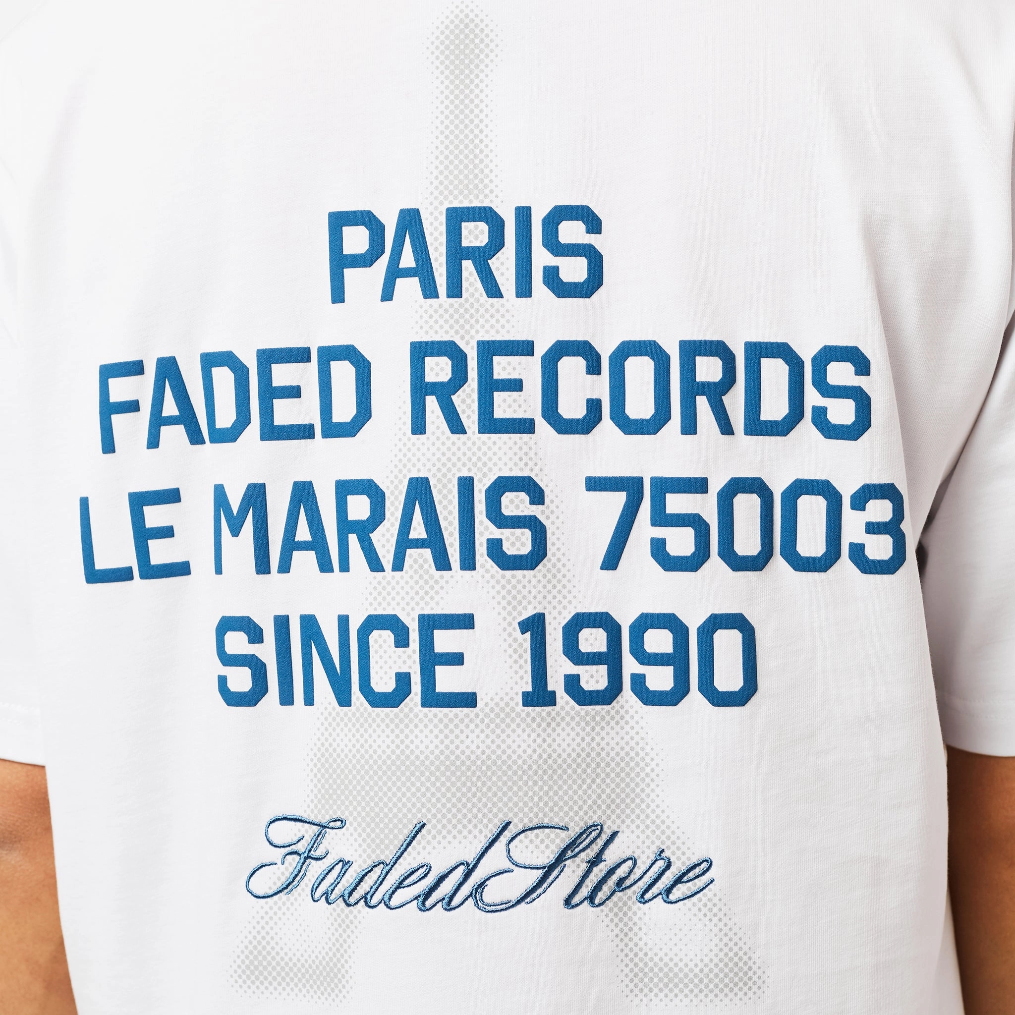 Paris Records T-Shirt | White