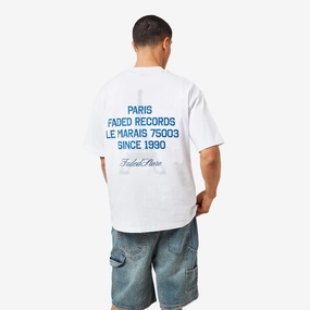Paris Records T-Shirt | White