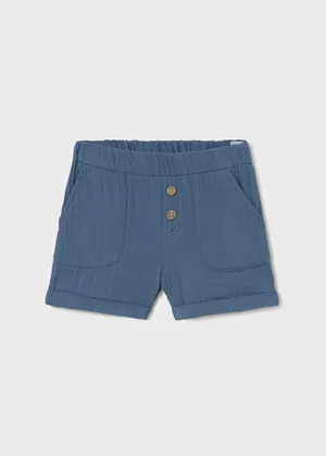 Peyton Wide Leg Shorts - Blue