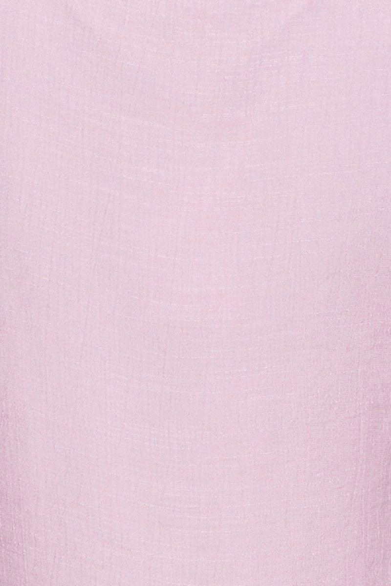 Pink A Line Dress Mini