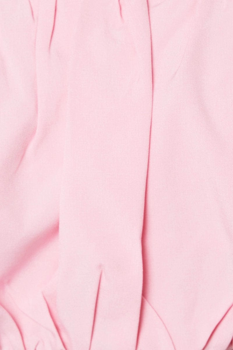 Pink Bralette Top Sleeveless