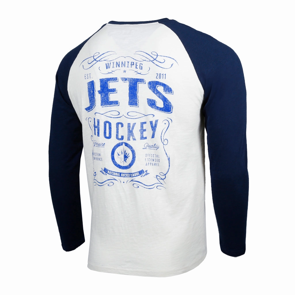 RAGLAN L/S HENLEY TOP
