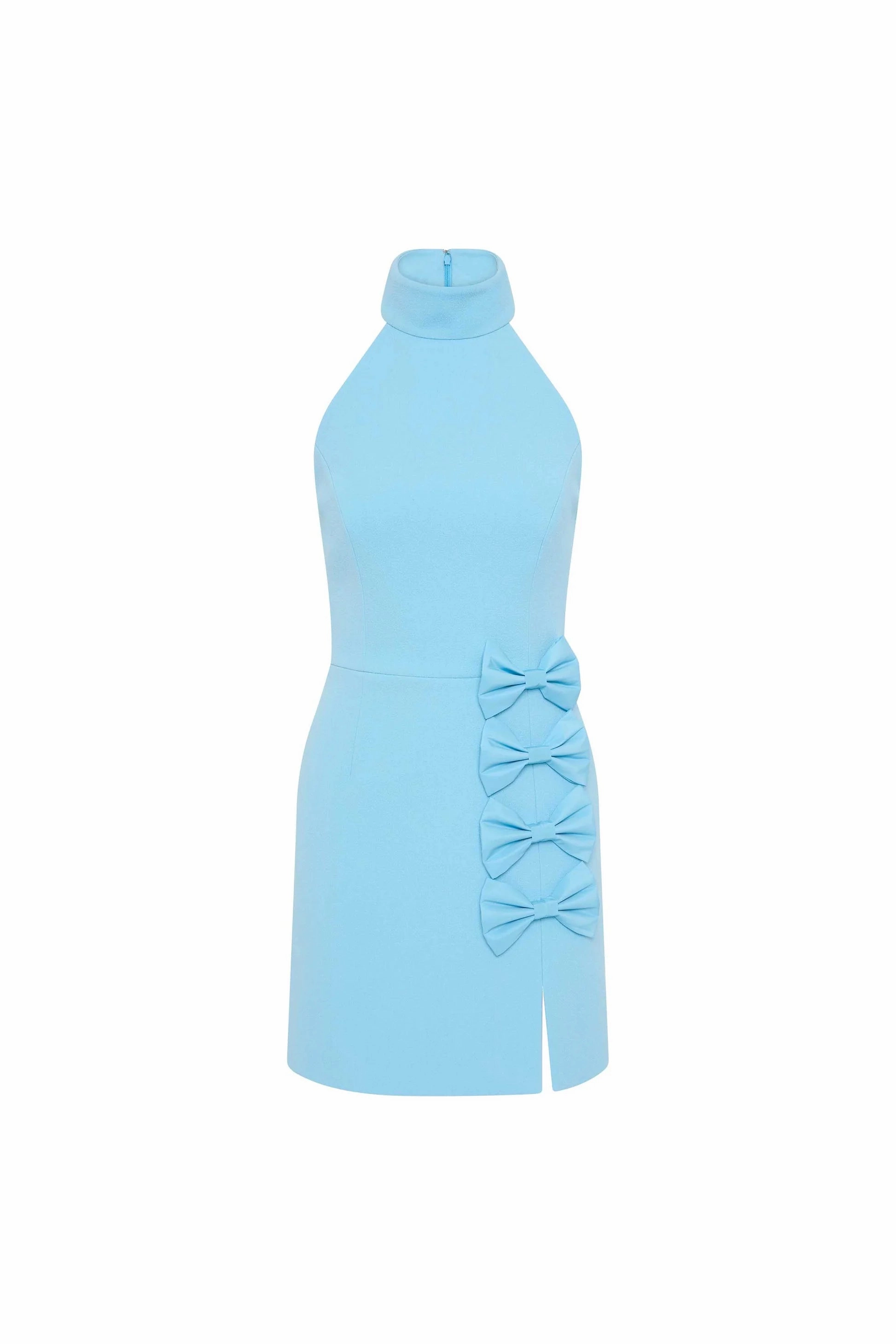 Re1905 Sky Blue Bow Dress