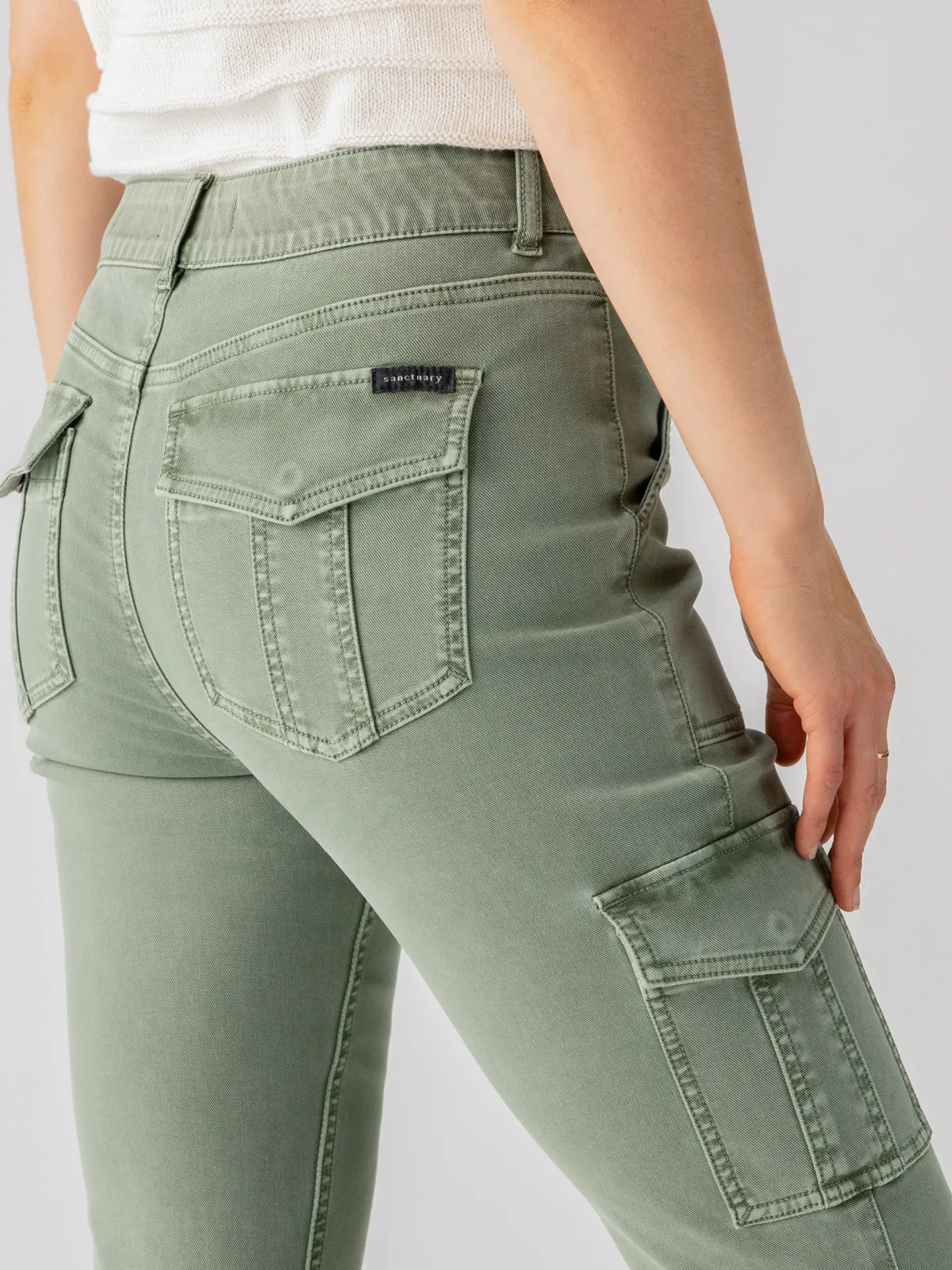 Sculpted Hayden Cargo Standard Rise Pant Dark Spruce