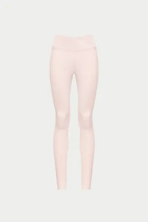SCULPTING STRETCH CROSSOVER WAISTBAND LEGGINGS - PINK