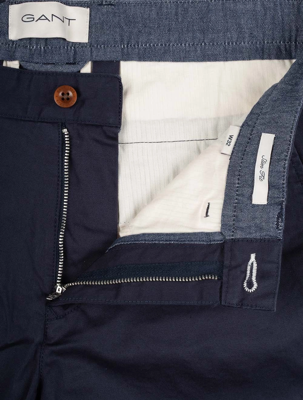 Slim Twill Shorts Marine
