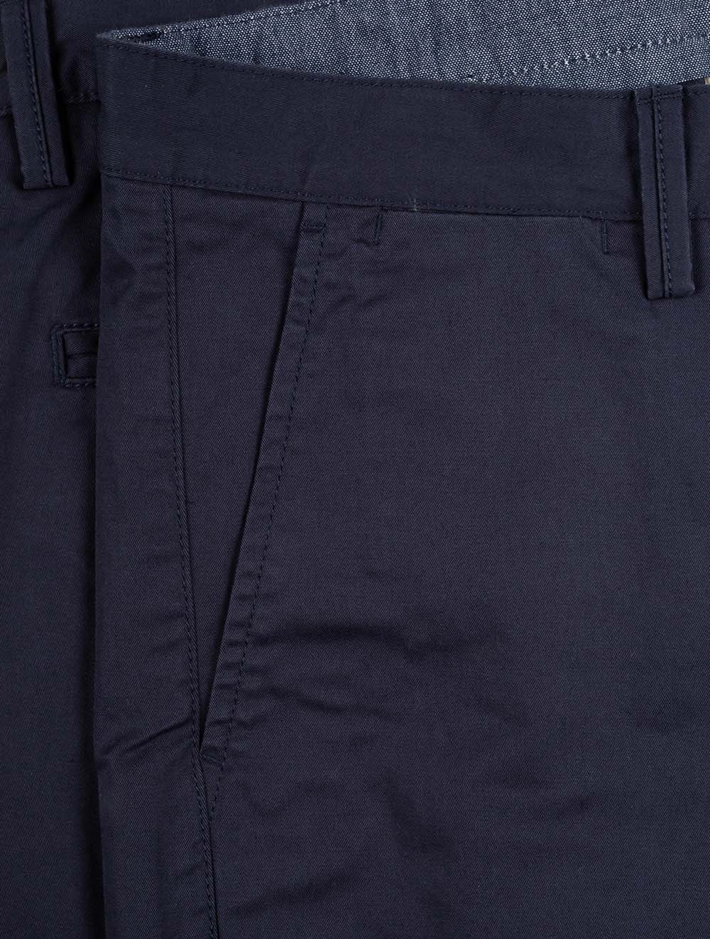 Slim Twill Shorts Marine