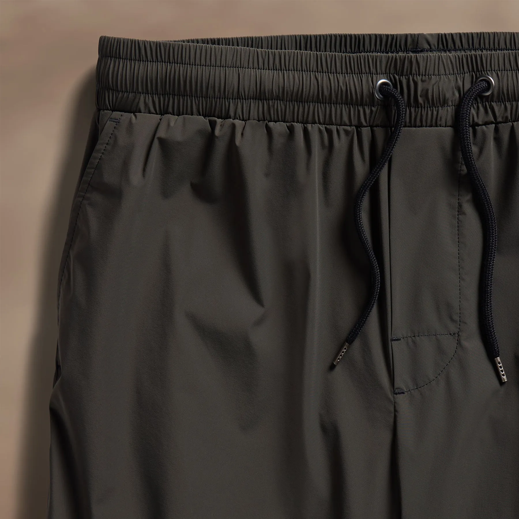 Stretch Nylon Split Hem Boardshort - Hemlock