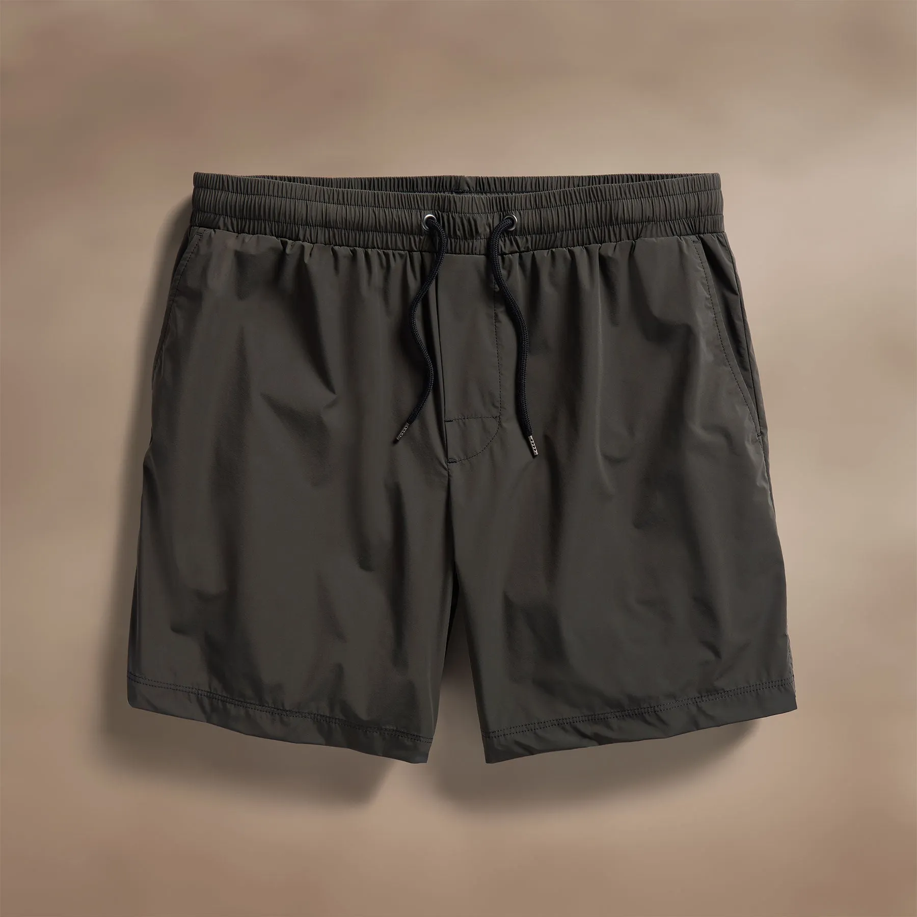 Stretch Nylon Split Hem Boardshort - Hemlock