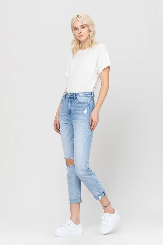 Super High Rise Slim Straight Jeans - Vervet Final Sale