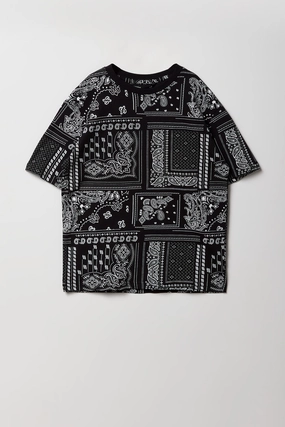 T-shirt avec motif bandana pour garçon