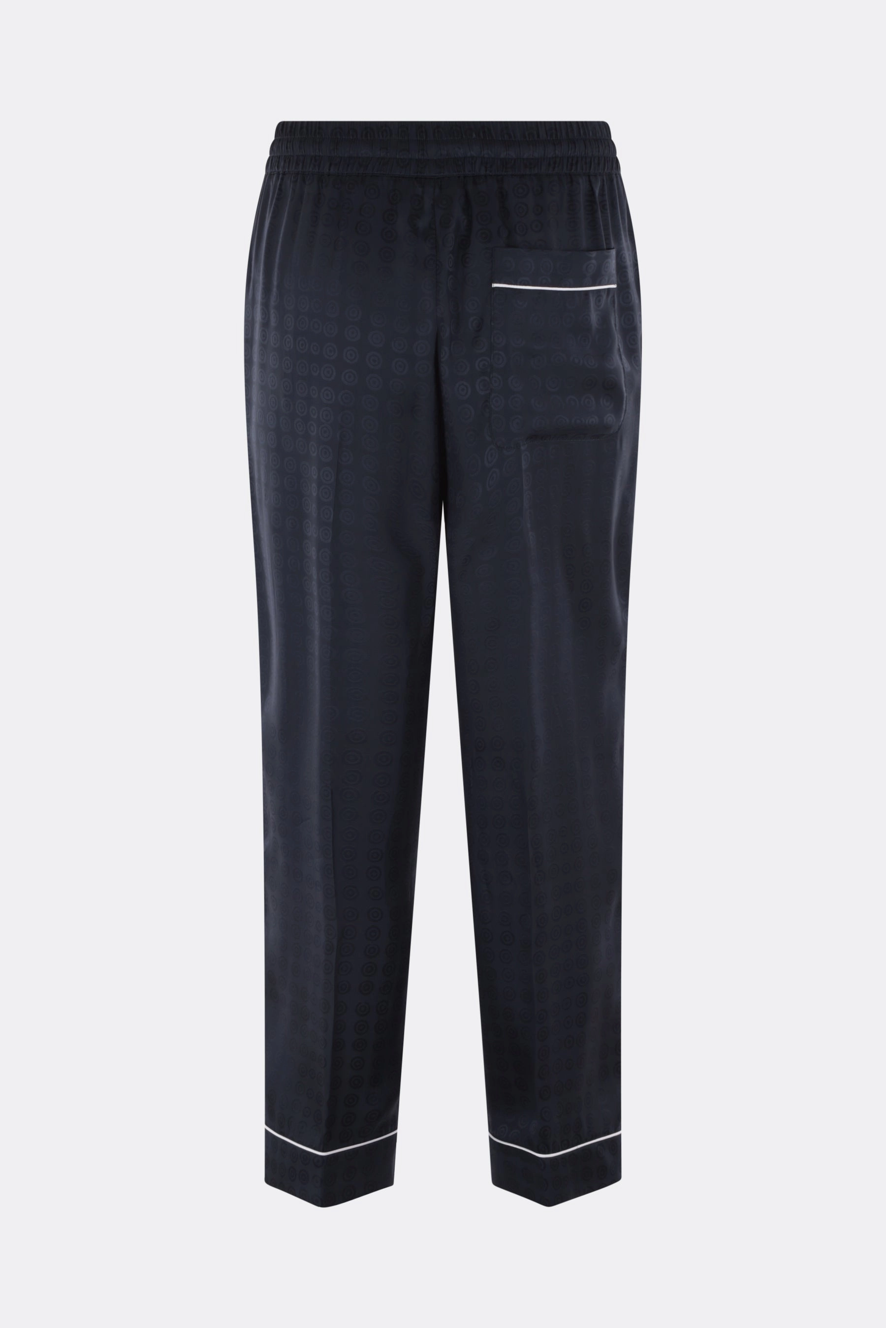 viscose pijama pants with lavallière