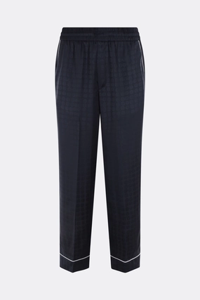 viscose pijama pants with lavallière
