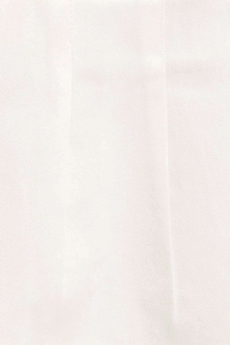 White Pleated Tennis Skirt